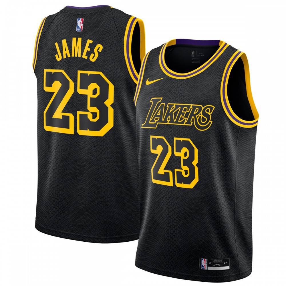 LeBron James Los Angeles Lakers City Edition Swingman Jersey - Black-Pro Kit Vault | Brand New 26/27 Sports Jerseys